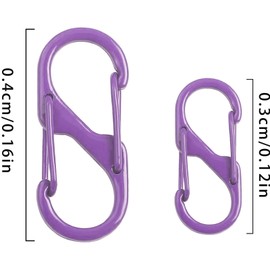 12 Pack Colorful Zipper Locks with Carabiner Clip - Small Lock for Luggage and Backpacks, Theft Deterrent Travel Locks, Zipper Clips Anti Theft, Bag Lock for Traveling Bags and Handbags