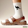 Huuraa Unisex Kangaroo Silhouette Socks Size 4/12 Kangaroo Gift Idea,