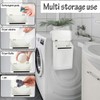 Picowe Magnetic Laundry Storage, Large Metal Lint Holder Bin with