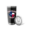 God Bless Texas Stainless Steel Insulated Tumbler