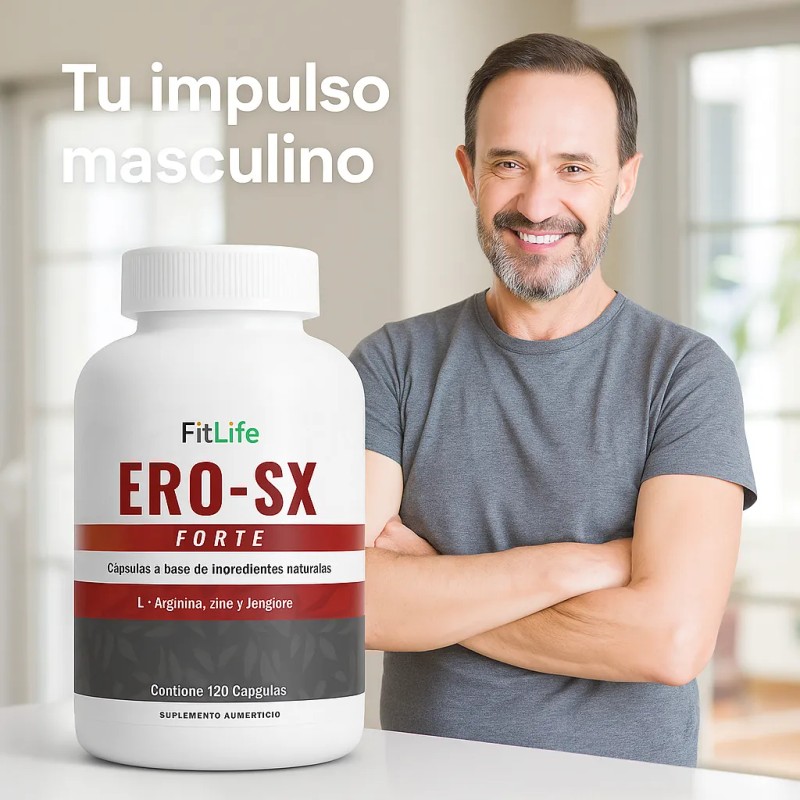 Fitlife Ero - Suplemento Salud Prostata 120 Cápsulas 2 Meses
