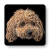 Fractal Artworks Poochon Coaster with Fractal Art Design #1-2