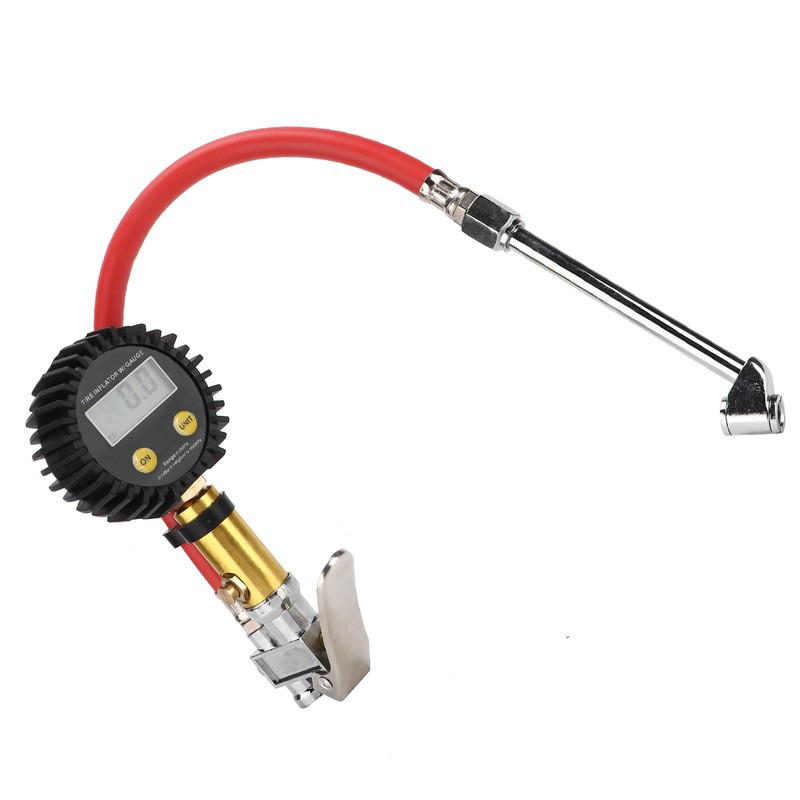 Accurate Tire Pressure Gauge LCD Digital Display 3‑300PSI Air Inflator