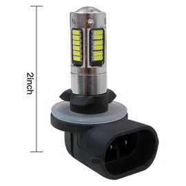 Xenon White 881 LED Bulbs Passing Spot Fog Lights Fit for 2012 Harley-Davidson Heritage Softail Classic FLSTC