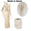 4MM Twisted Cotton Rope. 100% Natural. Strong Cord String for