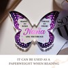 Gleevara Nana Gifts, Nana Christmas Gifts - Butterfly-Shaped Acrylic Plaque