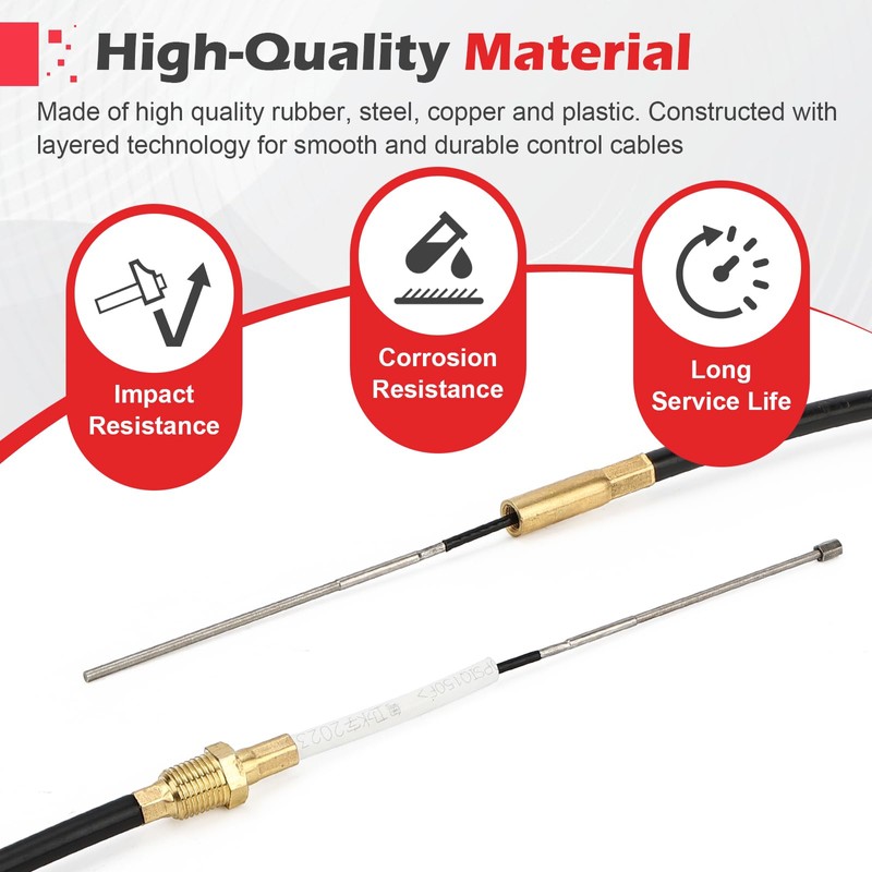 865436A02 Lower Shift Cable Kit For Mercruiser Alpha Gen One