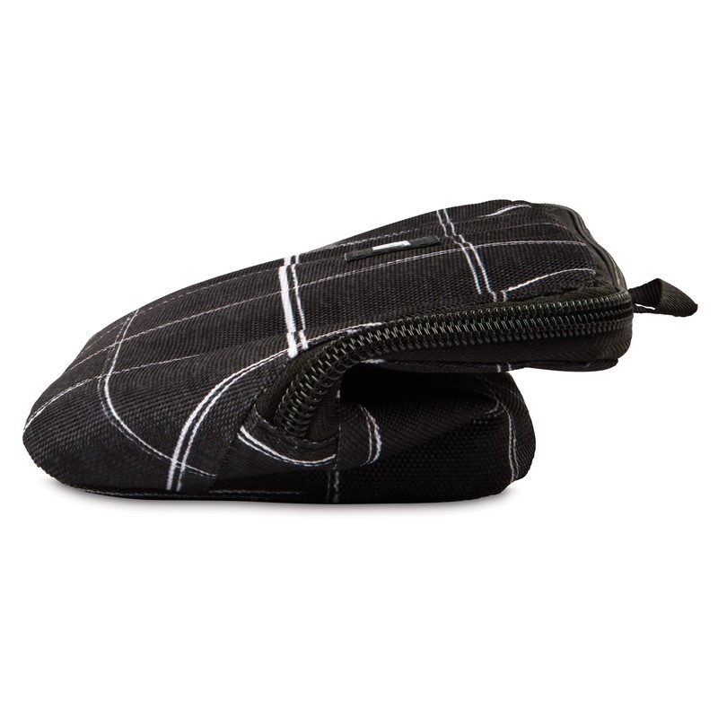 PackIt Snack Bag, Black Grid, Normal