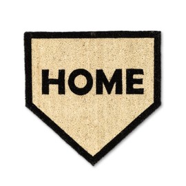Abbott Collection Home Plate Doormat with Non-Slip Backing - Coir Fiber/PVC (21x 22"L)