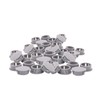 100 Pcs Plastic Plugs, 14mm Grey Plastic Hole Plugs, Locking