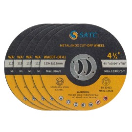 24h-USA Warehouse Shipping 100PC 4.5" Cut Off Wheels 4-1/2 Angle Grinder Cutting Disc Metal Stainless Steelwheel diameter: 4-1/2 in, rpm: 13300RPM, abrasive: Aluminum Oxide, White Alundum