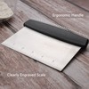 Dough Scraper, Dough Scraper with Handle and Measuring Scale, Bench