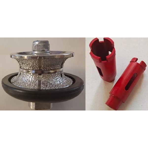 roxx tools 1 1/4" Full Bullnose V30 Profle Wheel 2"