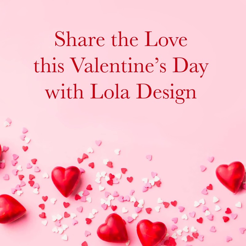 Lola Design - Valentine’s Day Cards - Blank Cards and