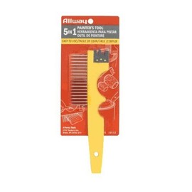 Allway 5 in. L Yellow Plastic/Steel Paint Brush Cleaning Comb