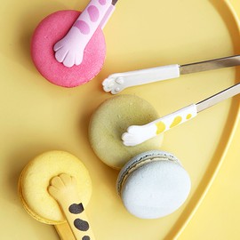 Cat paw kitchen tongs (small), dessert tongs, bakery tongs 4 colors, catch cat kitchen tongs (small - pink) / 고양이발 주방집게 (소) 디저트집게 빵집게 4color, 캐치캣 주방집게(소-핑크)