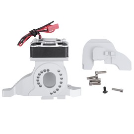 Motor Fixed Mount with Heat Sink RC Accessory for Traxxas Trx4 Trx6 Series UsingSilver