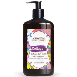 Nanoxin Hair Collagen Curl Cream Curling Essence, 1 unit, 400ml / 나녹신 헤어콜라겐 컬크림 컬링에센스, 1개, 400ml