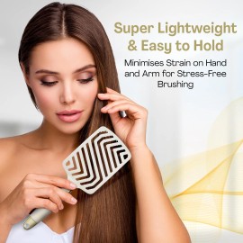 Lily England Paddle Hair Brush for Fine Hair Women - Professional Hairbrush with Vents - L