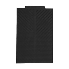 Gachiwar Abtropfmatte aus Silikon für optimale Entwässerung, Abtropfmatte für Küchentheke, rutschfest, leicht zu reinigen, hitzebeständig, faltbar, geeignet für Küche und Badezimmer (Schwarz, klein)