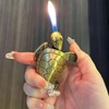 Turtle Torch Lighter Soft Flame Lighters, Adjustable Refillable Butane Cool