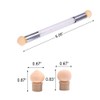 WOKOTO 3Pcs Nail Gradient Sponges Brush Pens Kit With Double
