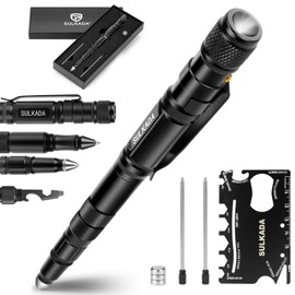 SULKADA Gift for Men Women, Tactical Pen Gift Set, Cool Gadget Stocking Stuffer,Unique Birthday Gift Ideal