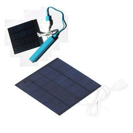 yaogohua TOTITOM 1.5W 6V Solar Panel Portable DIY Solar Charging Module DIY Solar Charger for Science Projects Electronic Application 110x110mm