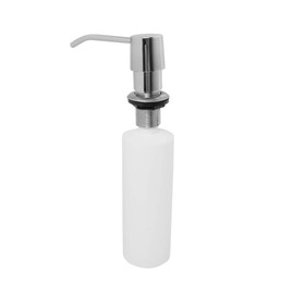 ADGO Soap Dispenser for Kitchen Sink 250 ml, Garage Industrial Soap Distributor, Built-in Soap Dish with Pumps, Pump Hidden Dishwasher Liquid Container, Pack of 1