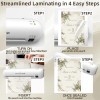 MYKLLIFF Laminator Machine 9-Inch Portable Thermal Laminater with Hot &