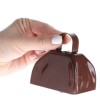 Unbranded Bulk Lot of 12 Brown Metal 3" Cowbells with