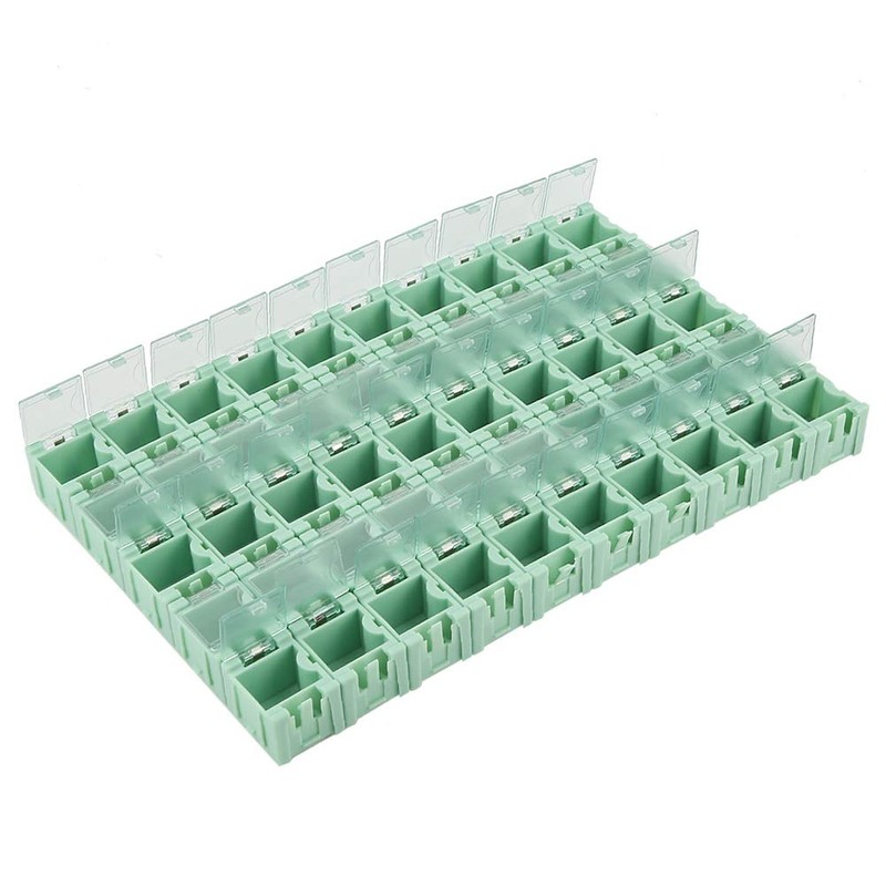 WPKD BLUEIY SMT SMD Container Box, Pack of 50 Plastic