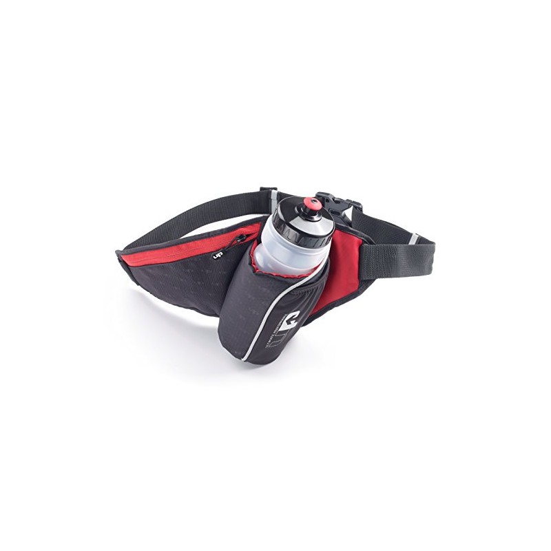 Ultimate Performance ULT. PER.RUNNING RIBBLE II HIP BOTTLE-LARGE POCKET RED(6351)
