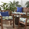 Greendale Home Fashions AZ4800-MARLOW Magnolia Floral 20-inch Outdoor Dining Seat