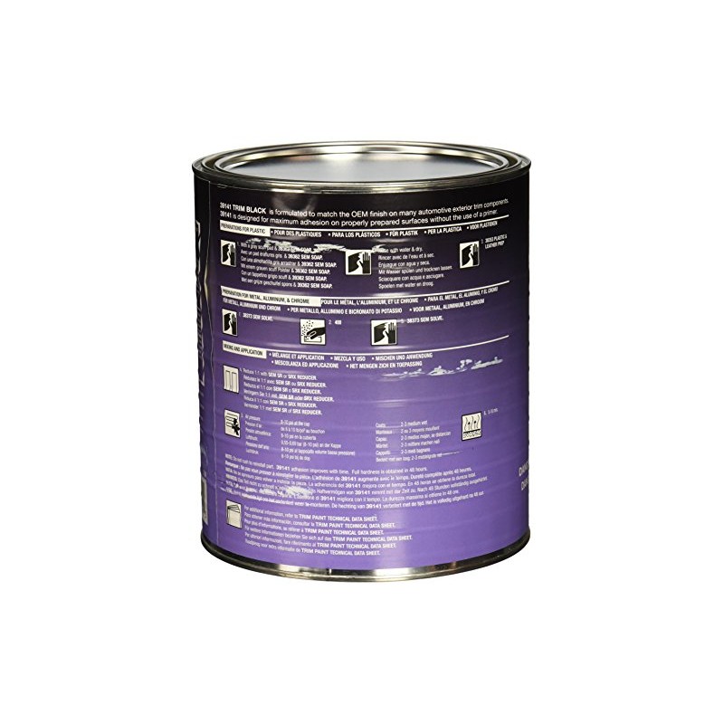 SEM 39141 Trim Black - 1 Gallon