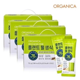 Organica Plant Well Raw Food 30g x 100 Packets (4 Boxes) / 올가니카 플랜트 웰 생식 30g x 100포 (4박스)