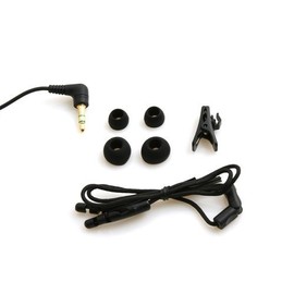 System-S 2269279 In-Ear-Kopfhörer mit DREI extra Paar Hörer in verschiedenen Größen, Silber / Schwarz