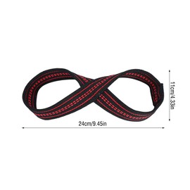 Correas acolchadas de nailon para levantamiento de pesas de 8 pulgadas, correas protectoras para manos,unisex,para gimnasio,entrenamiento,accesorios de apoyo para levantamiento de pesas