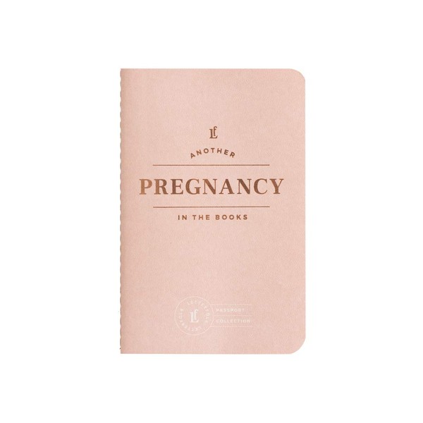 Letterfolk Pregnancy Passport Journal — Pocket-sized Maternity Milestone Book (3.5"