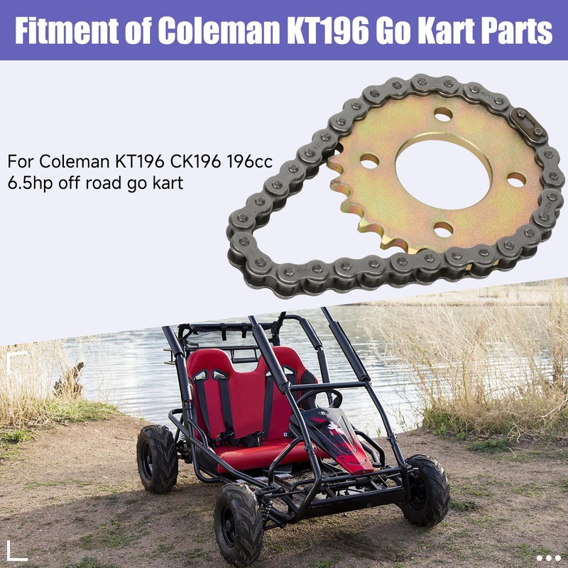 CILOYU 420 Chain 25 Tooth Sprocket + 420 Chain 32