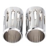 Unbranded Aluminum Fork Boot Slider Cover Cow Bells For Harley