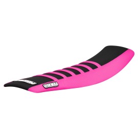 Enjoy MFG 2023-2025 YAMAHA YZF 450 SEAT COVER By Enjoy MFG PINK BLACK PINK RIBS #375