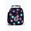 hype Unisex Lunch Box, Black with Pink, Purple & Blue