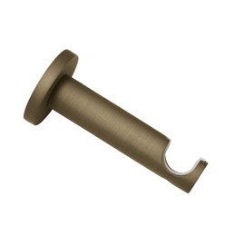 Gardinia Carrier 1-Track Open for Diameter 19 mm Cappuccino 9 cm Metal