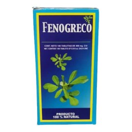 Fenogreco Centro Botánico Azteca 100 Tabletas 400 Mg Sin Lactosa Gluten