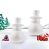 Happyyami 1pc Christmas Snowman Shape Craft Foam Ball Polystyrene Snowman