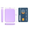 WOBSION Small Mirror with Lights,LED Compact Makeup Mirror,1x/3x Mini Travel