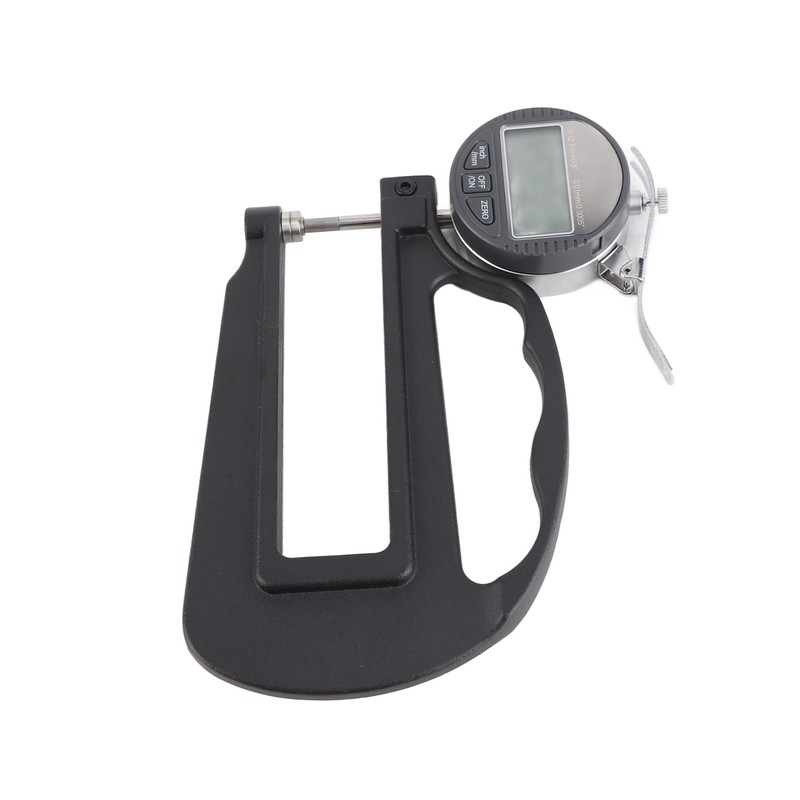 0‑12.7mm Digital Thickness Gauge 0.01mm/0.0005in Resolution Inch Metric Conversion for