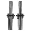 2 Pcs ZONADAH Rock Stone Splitter Hand Tools 18x105mm Dowel