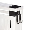 Kitchen Knives Chopstick Rack with Draining Tray Wall Mounted Multifunctional